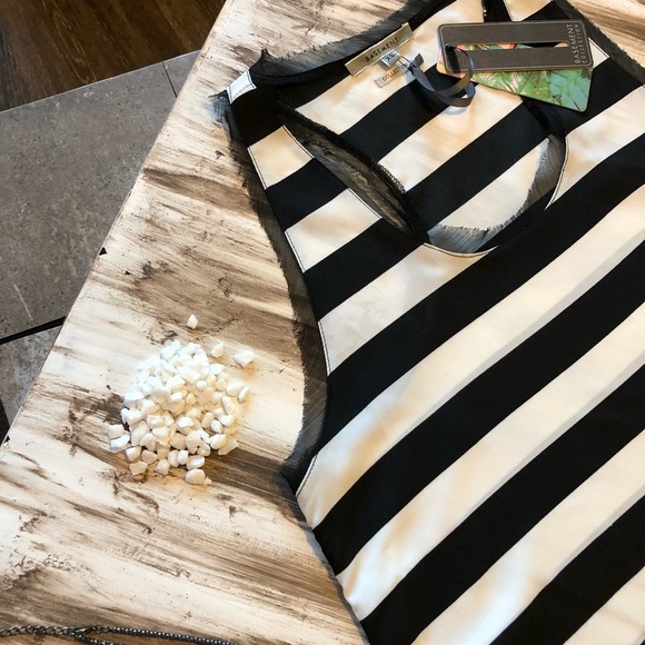 2[Basement Collection] Striped racer back tank. - Picture 2 of 4